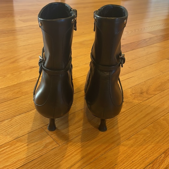 Prada Cowboy Boot Kitten Heel. - Picture 3 of 8